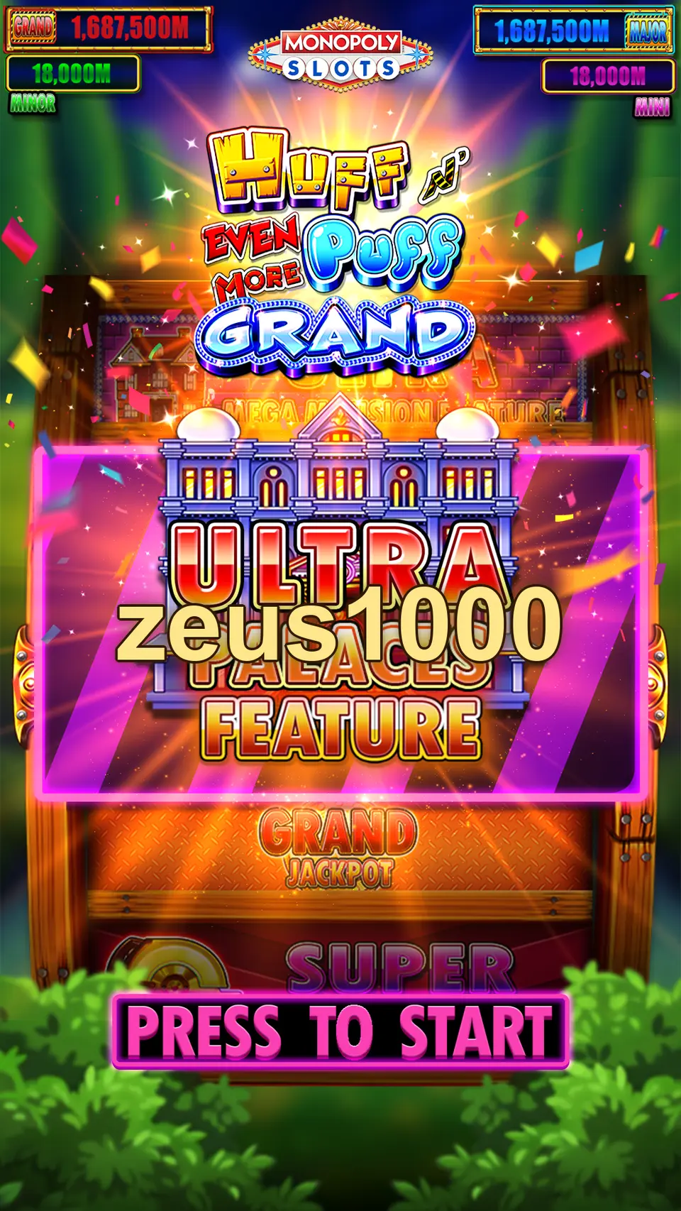 zeus1000 Tangkapan Layar - APK Resmi